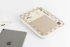 A Low Hill Check Pattern 11 in. Tablet Pouch