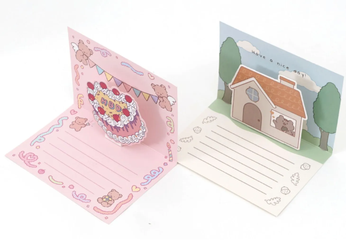 Animal Friends Pop Up Card