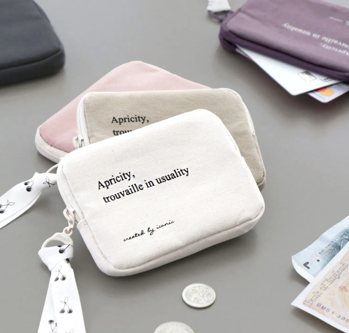 Apricity Cotton Card Pouch