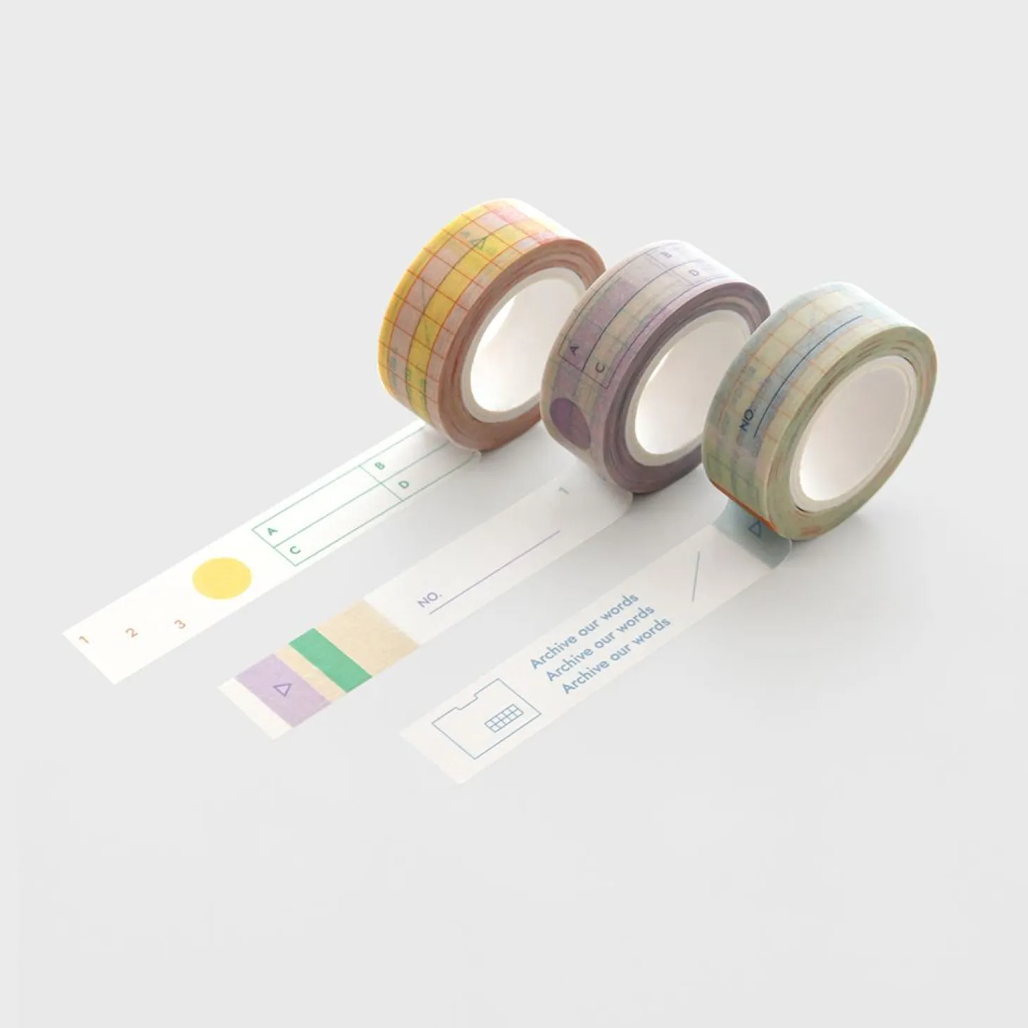 Archiving Grid Masking Tape