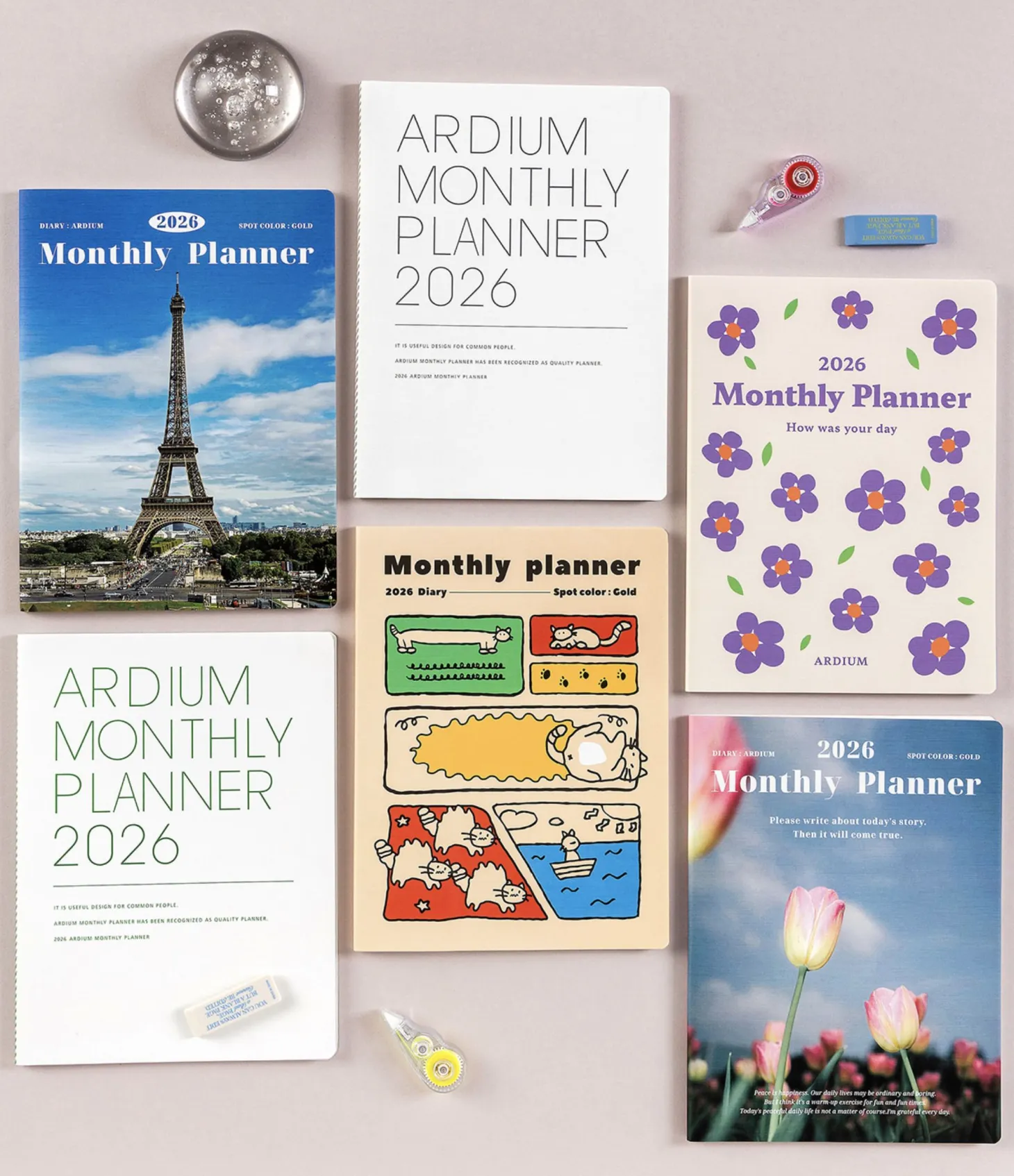 2026 Ardium Large Monthly Planner