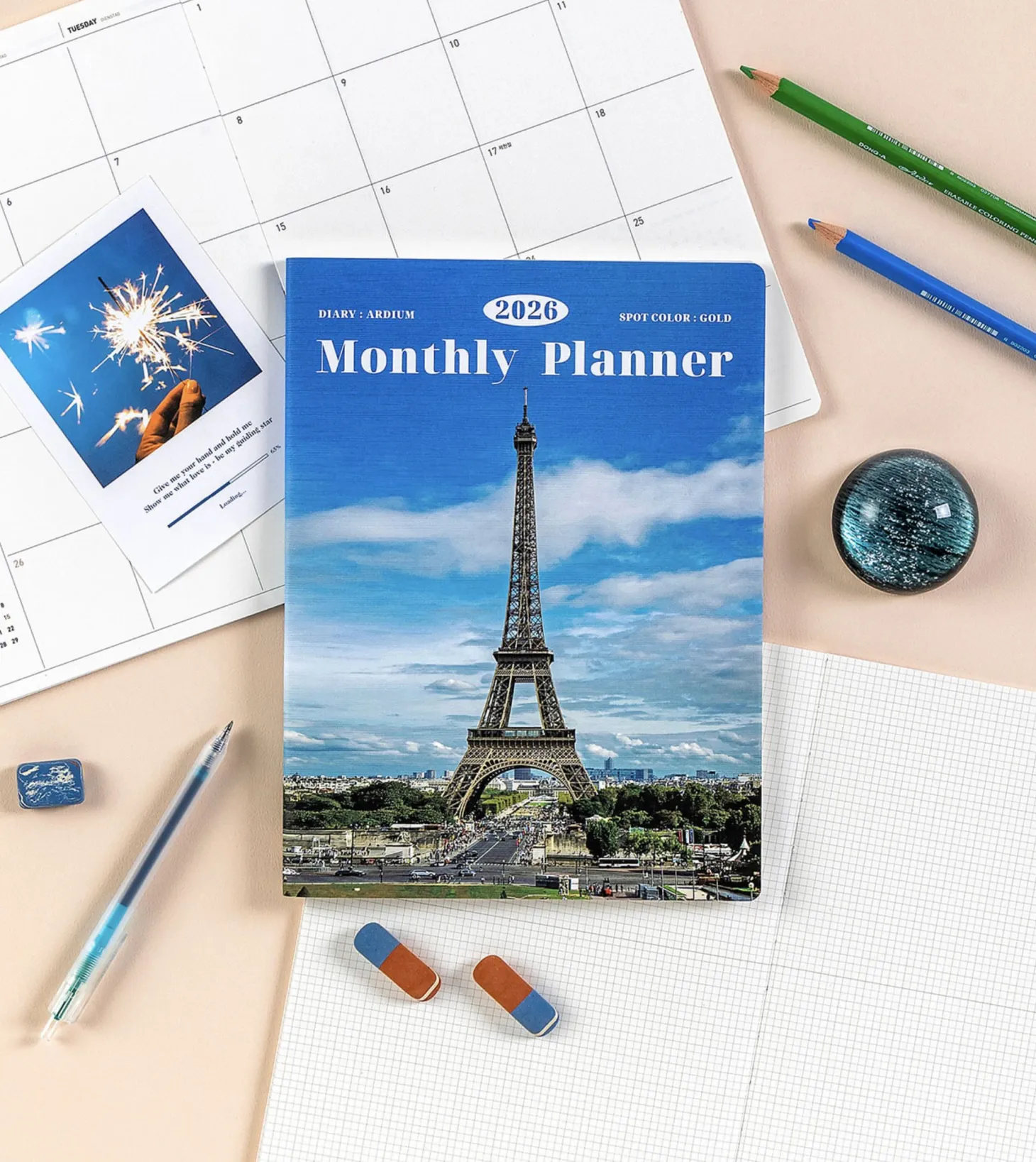 2026 Ardium Large Monthly Planner