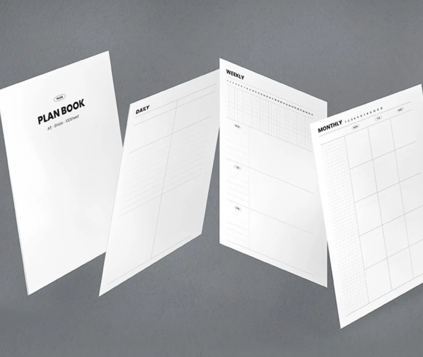 Basic Bulk 6 Ring A5 Planner Refill