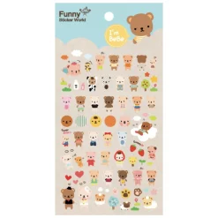 Bear OOTD Deco Sticker