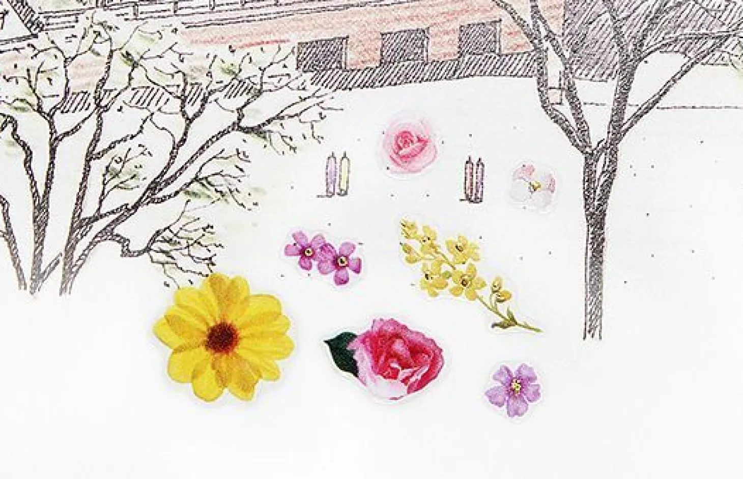 Beautiful Garden Deco Sticker