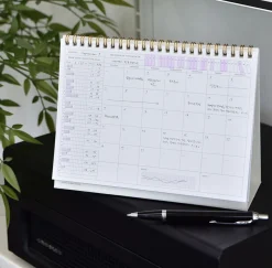 Bucket Book Tracker Calendar
