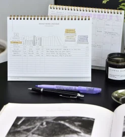 Bucket Book Tracker Calendar