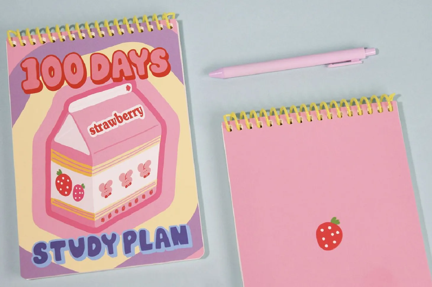 Bunny 100 Days Study Planner