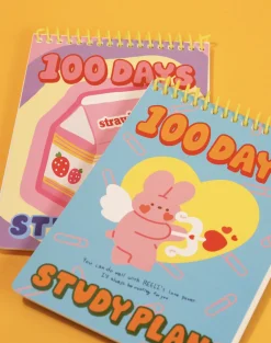 Bunny 100 Days Study Planner