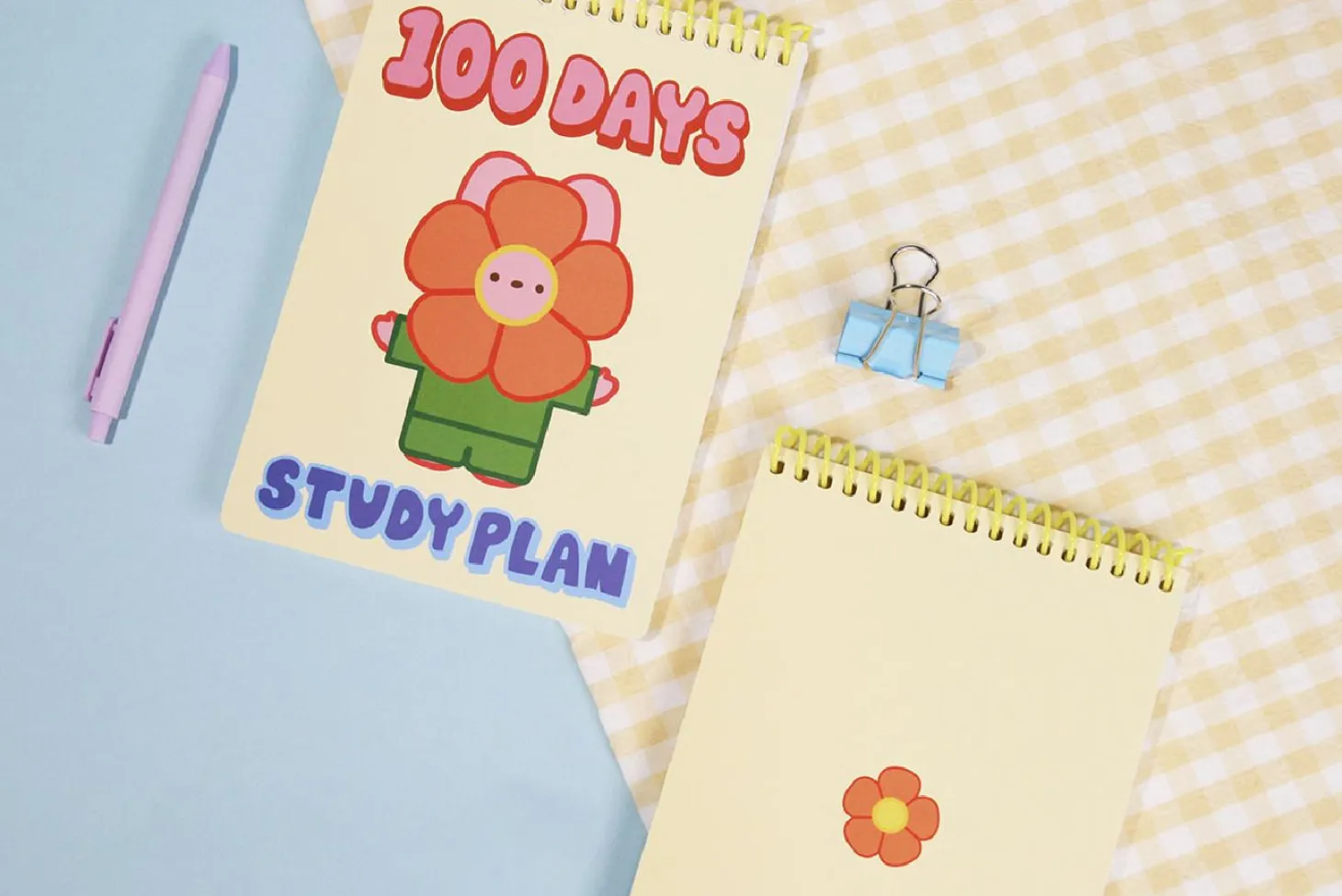 Bunny 100 Days Study Planner