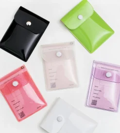 Button PVC Card Case