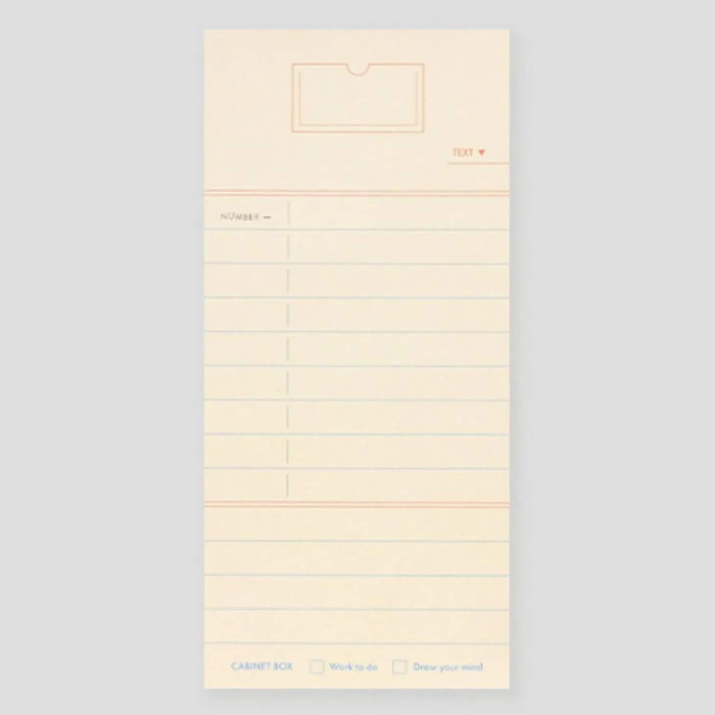 Cabinet Themed Notepad