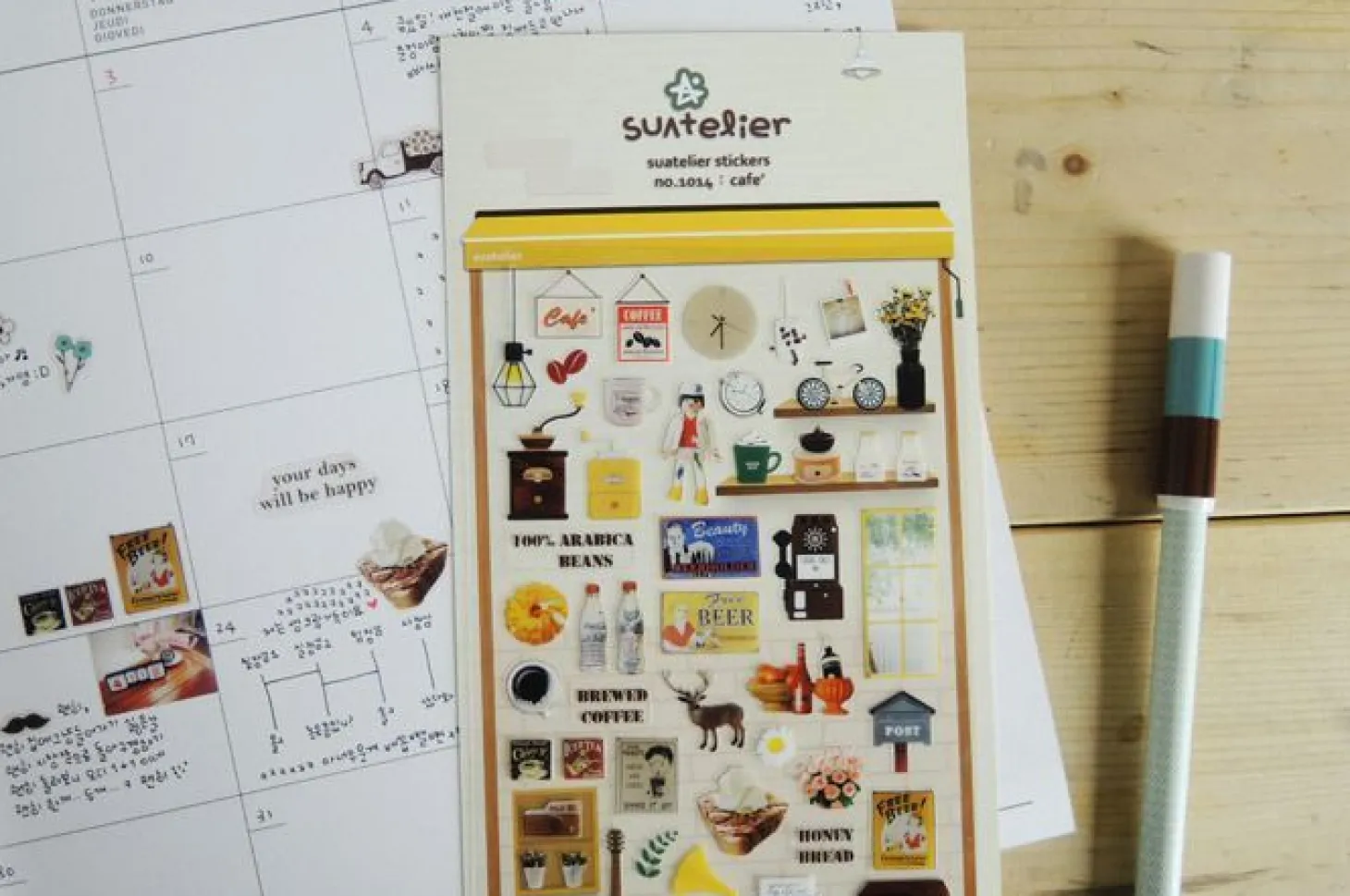 Cafe Deco Sticker