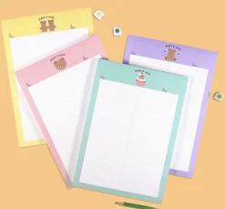 Camel Bear B5 Grid Notepad