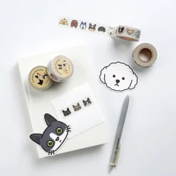Cat & Dog Face Masking Tape