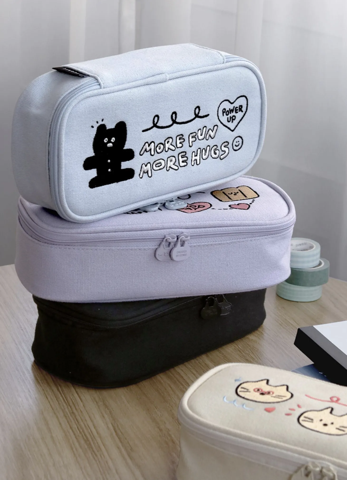 Cat Doodle Pen Pouch