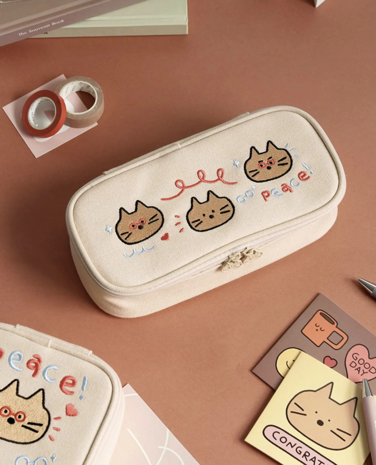 Cat Doodle Pen Pouch