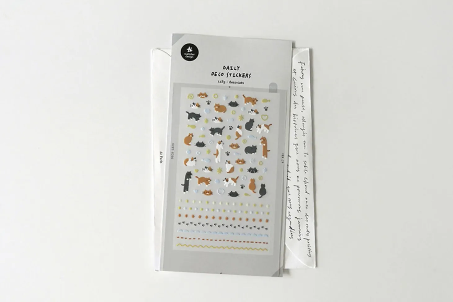 Cat Nail Deco Sticker