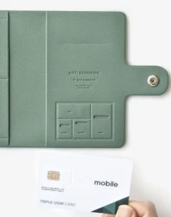 Classy Anti Skimming Passport & SIM Card Case