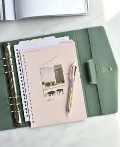 Classy Gentle 6 Ring A5 Binder