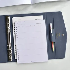 Classy Gentle 6 Ring A5 Binder