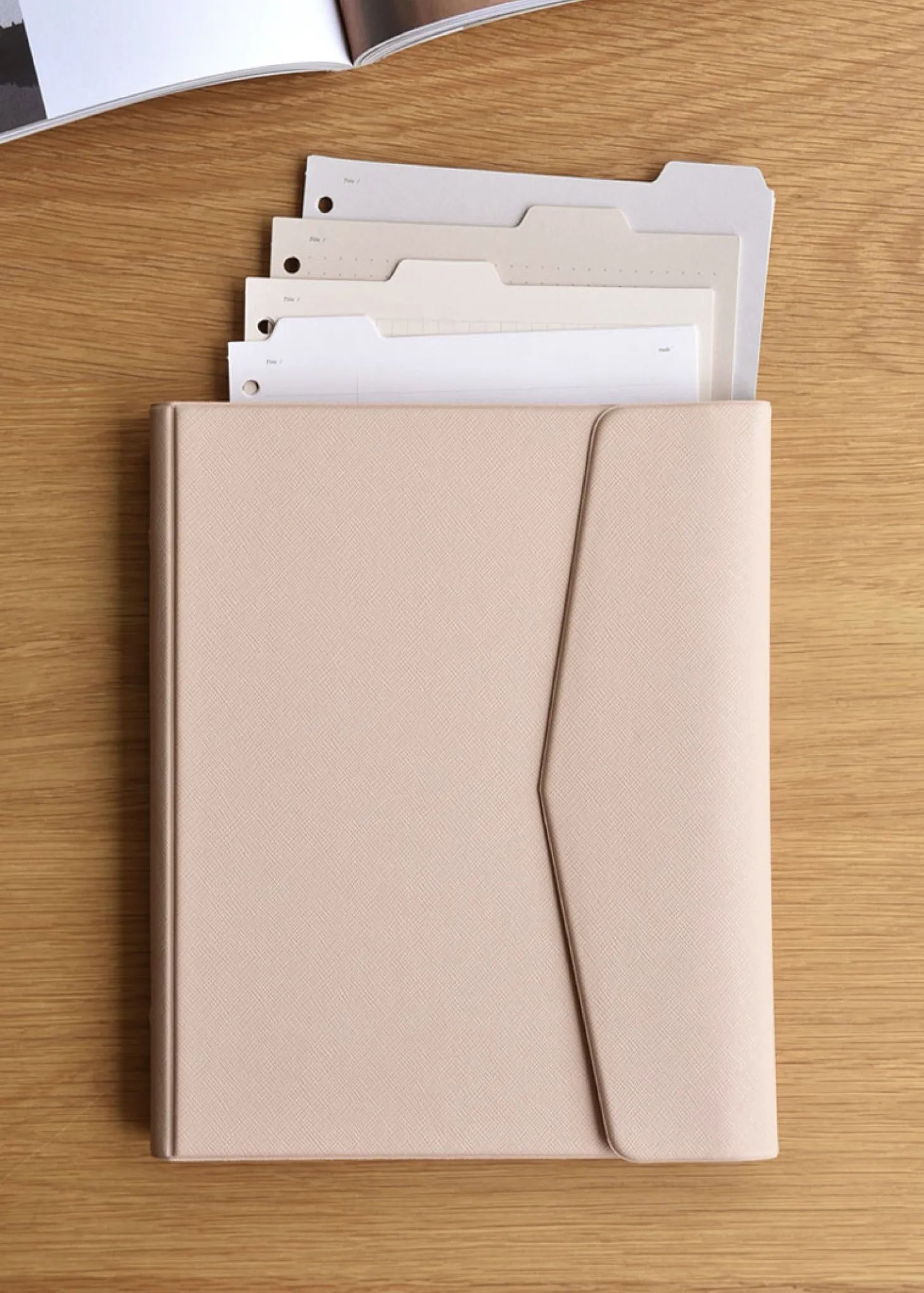 Classy Gentle 6 Ring A5 Binder