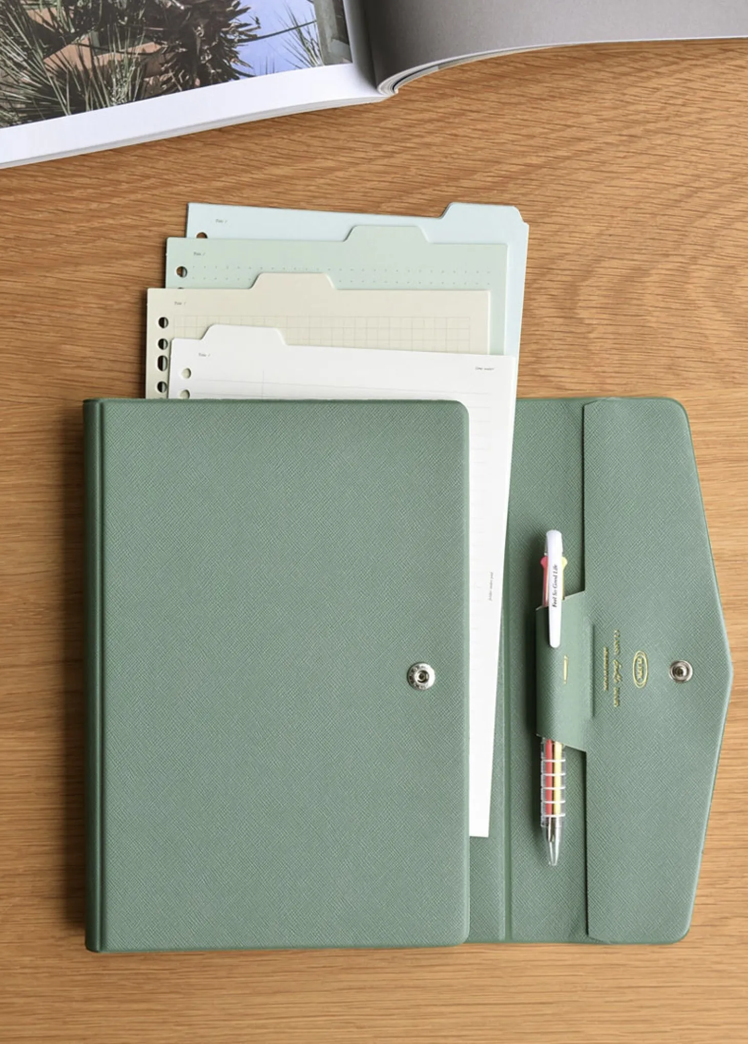 Classy Gentle 6 Ring A5 Binder