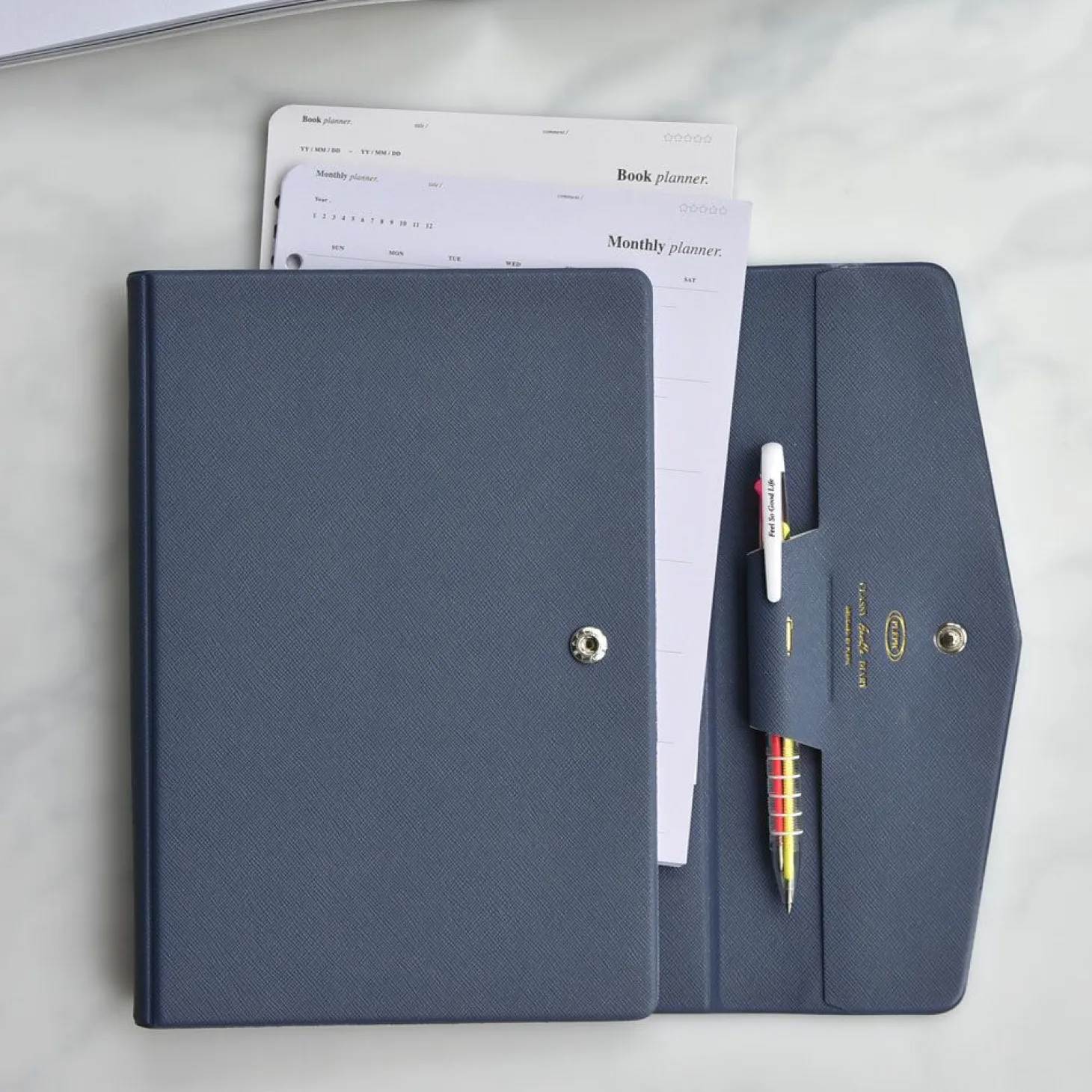 Classy Gentle 6 Ring A5 Binder