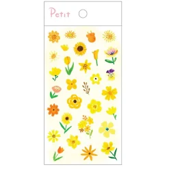 Colored Pencil Drawing Flower Sticker