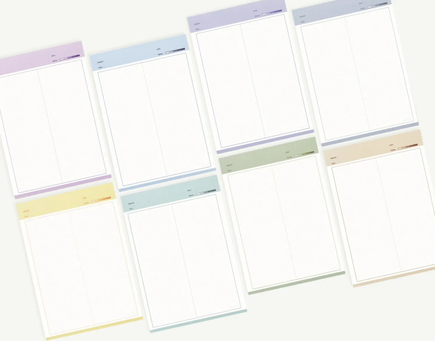 Color Energy B5 Grid Notepad