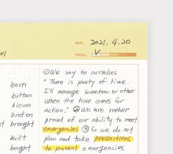 Color Energy B5 Grid Notepad