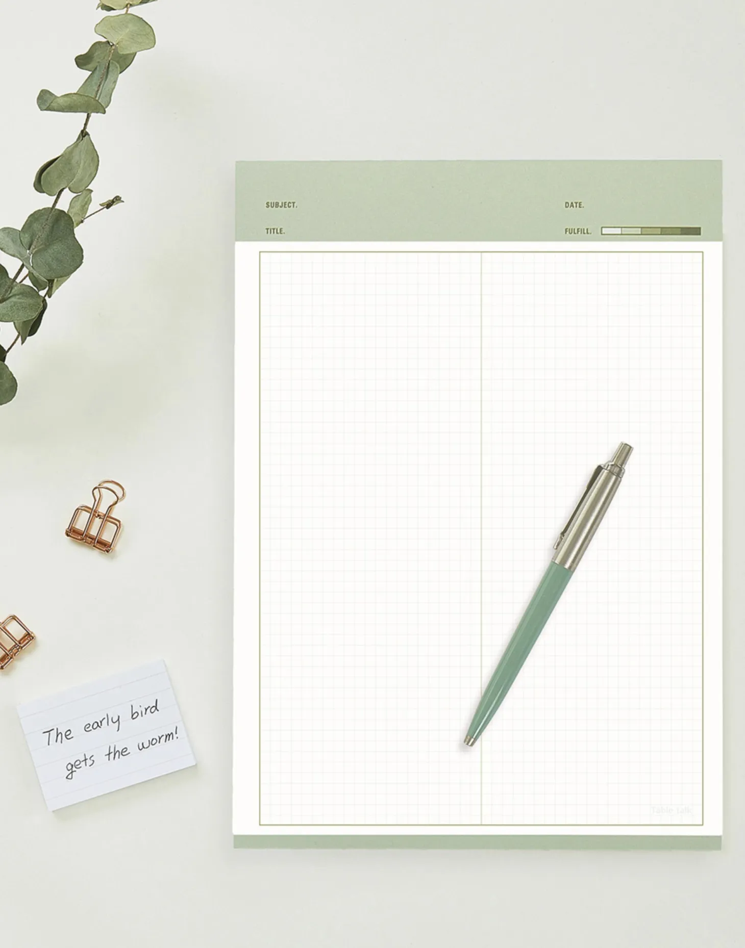 Color Energy B5 Grid Notepad