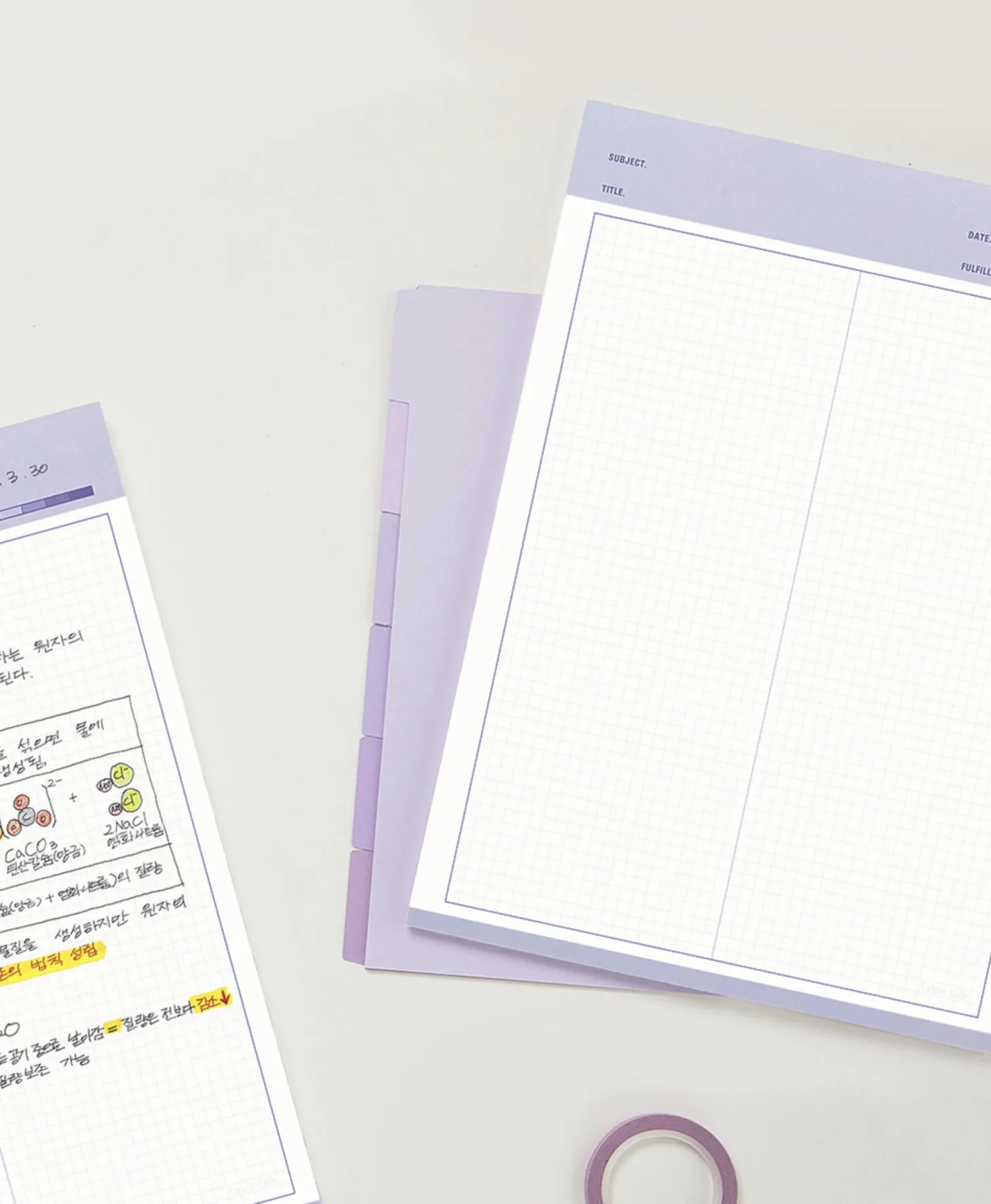 Color Energy B5 Grid Notepad