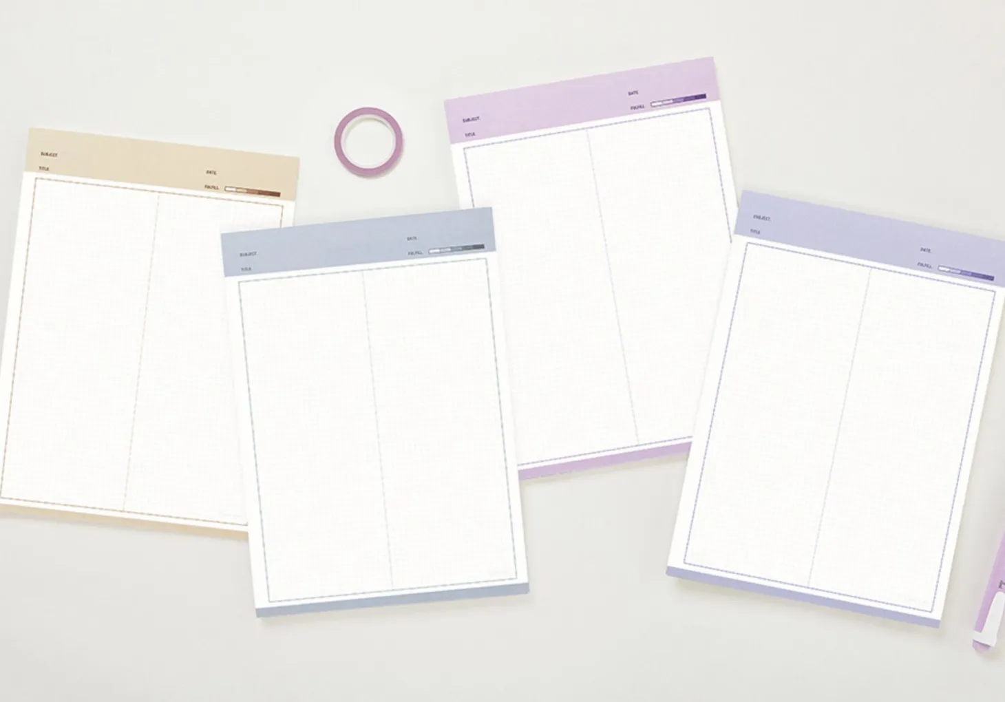 Color Energy B5 Grid Notepad