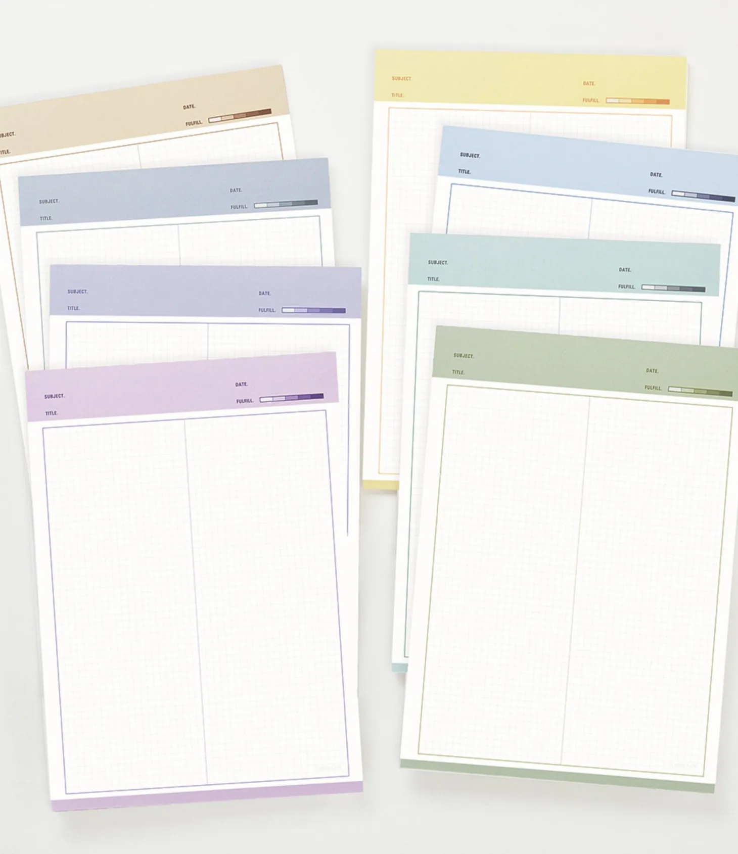 Color Energy B5 Grid Notepad