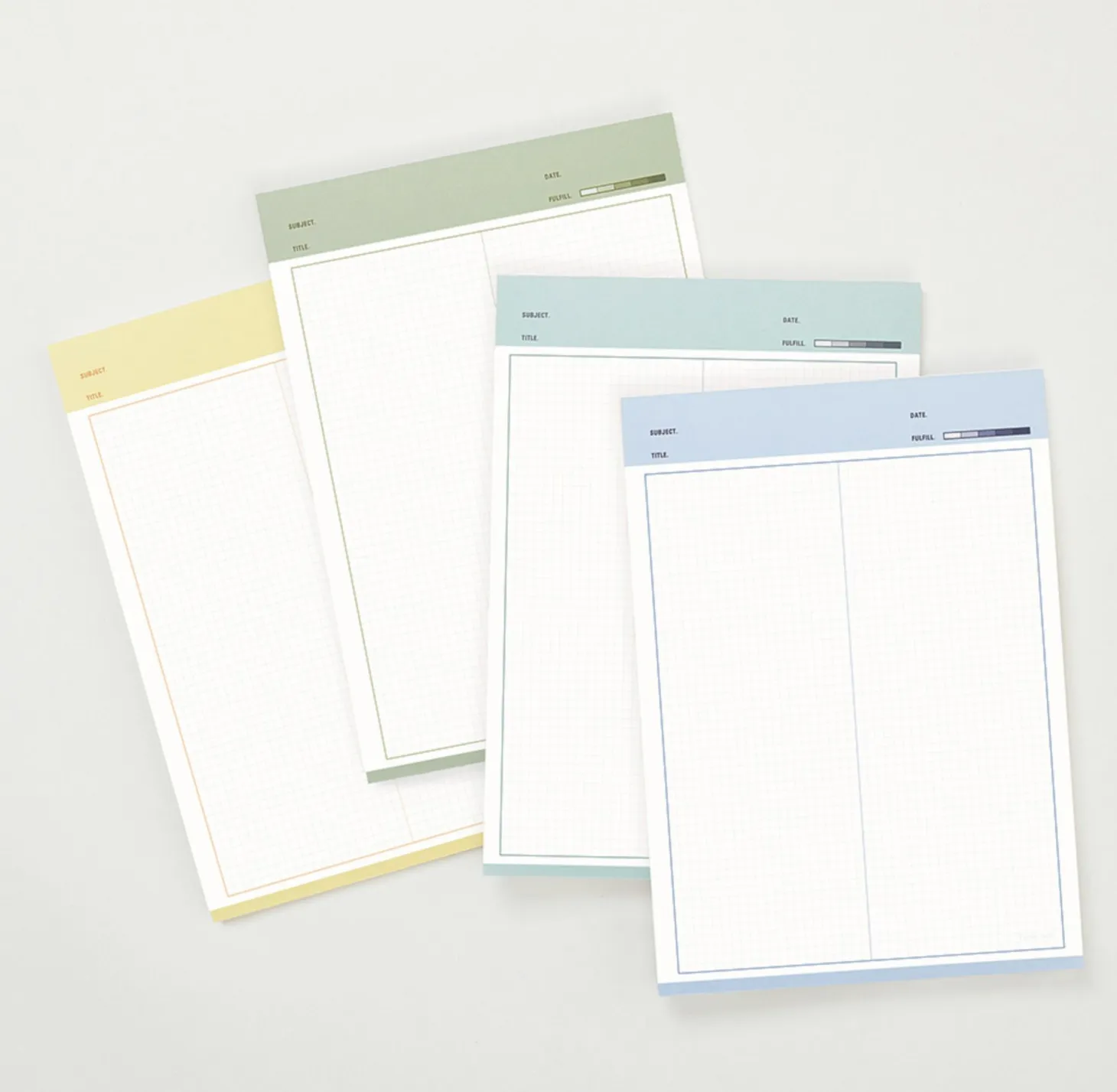Color Energy B5 Grid Notepad