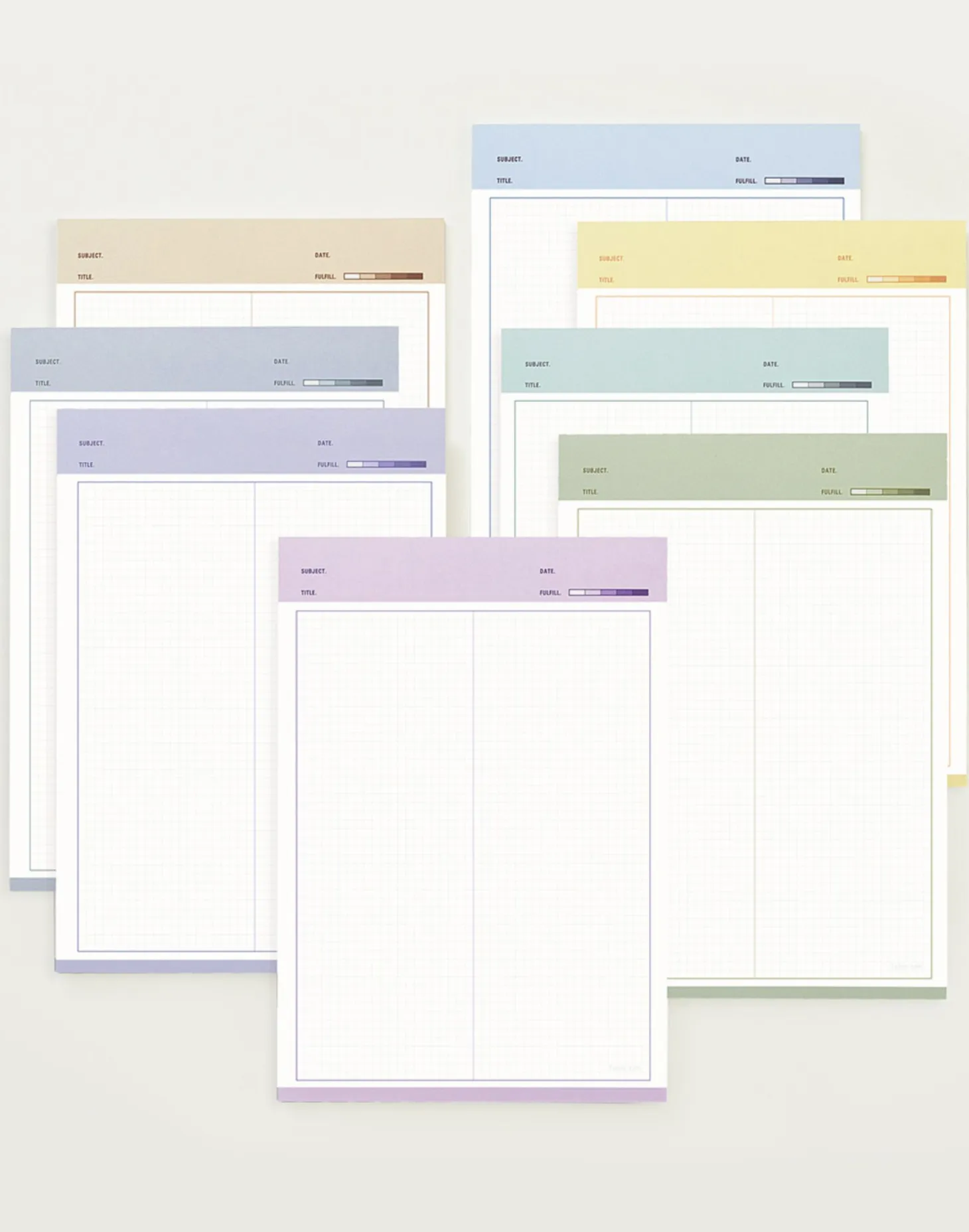 Color Energy B5 Grid Notepad