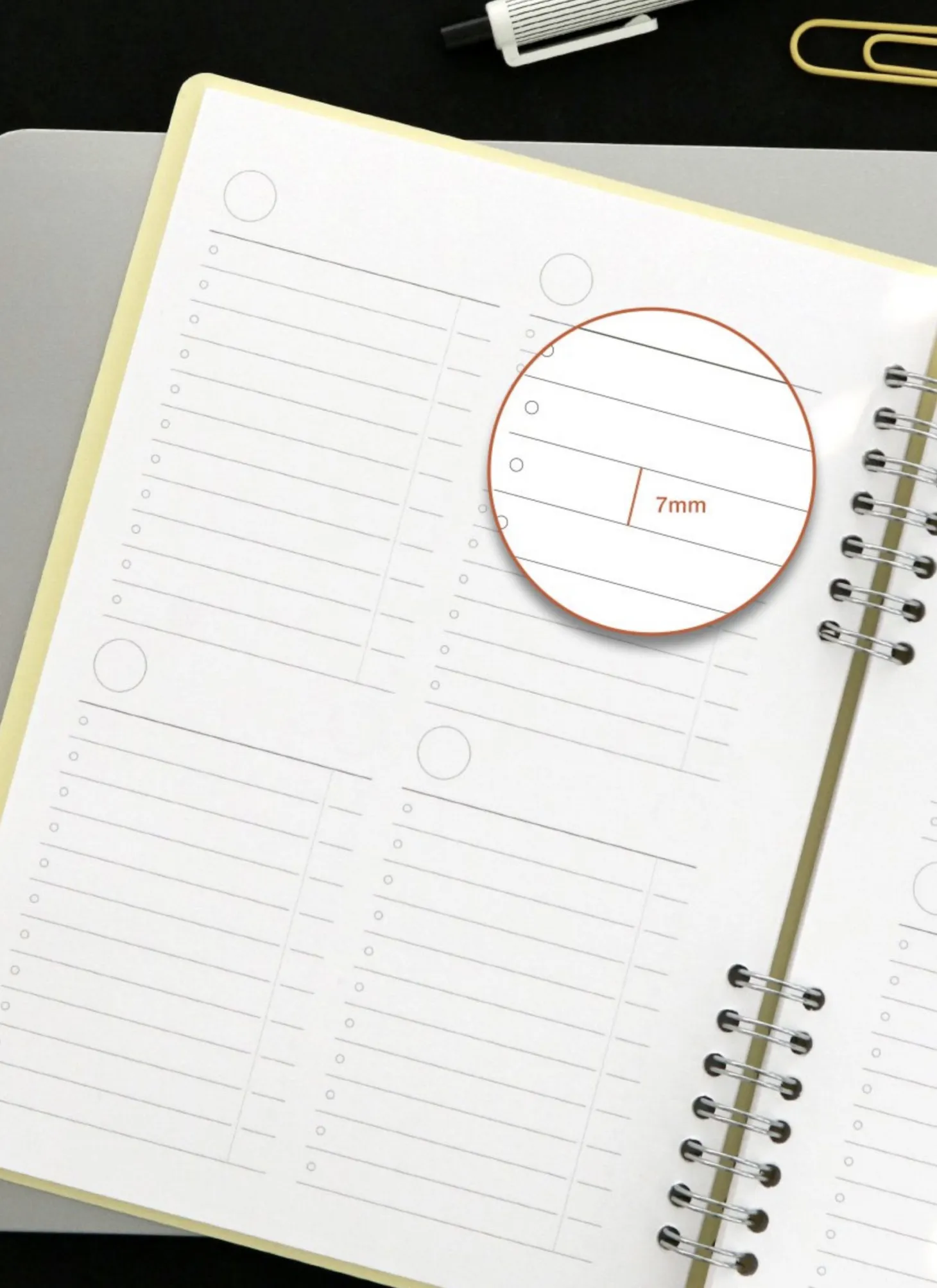 Compact A5 Hardcover Checklist Notebook