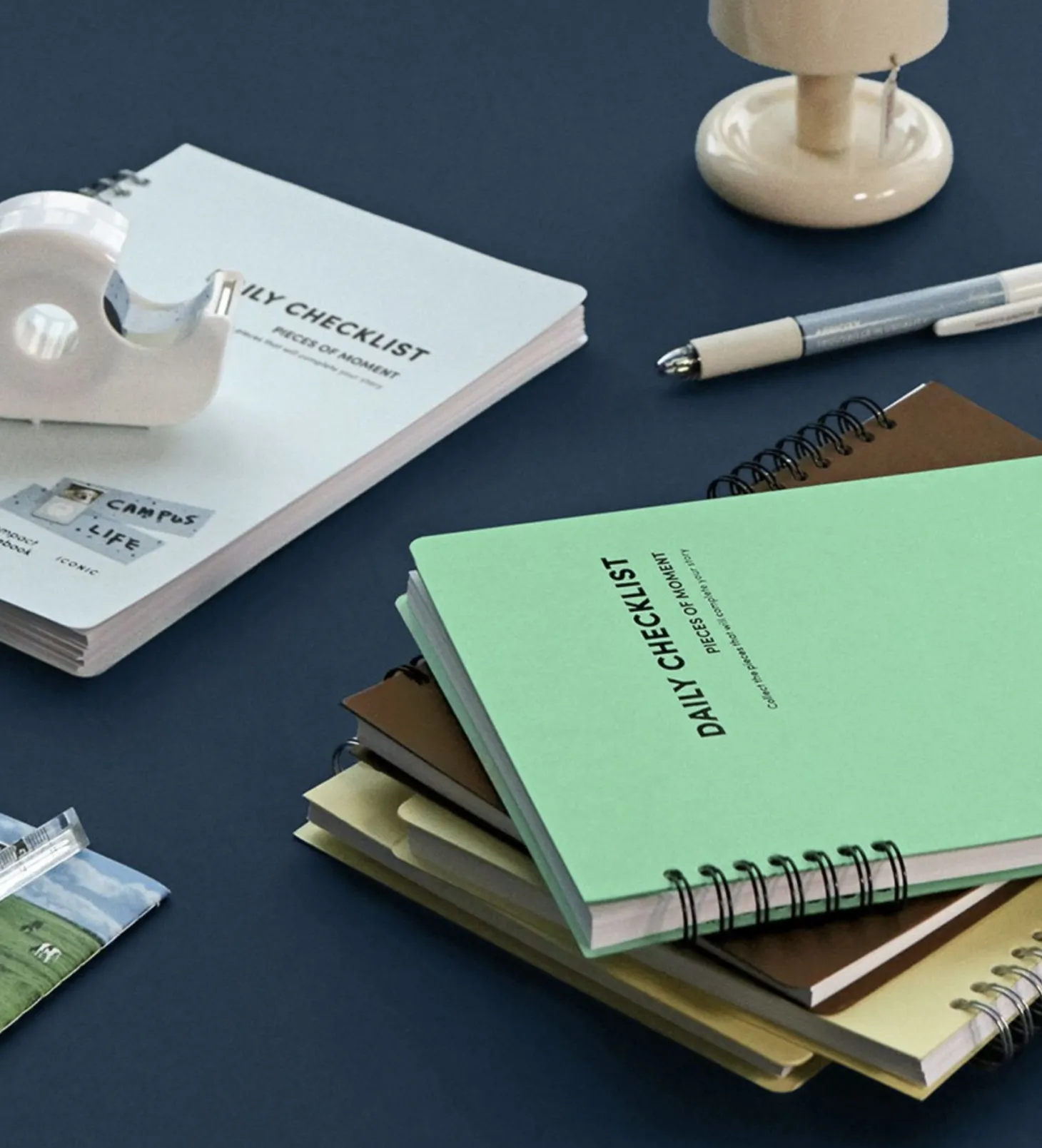 Compact A5 Hardcover Checklist Notebook
