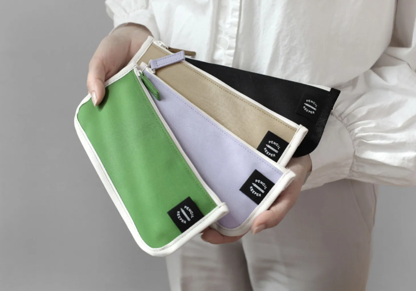 Cotton Pencil Keeper Pouch
