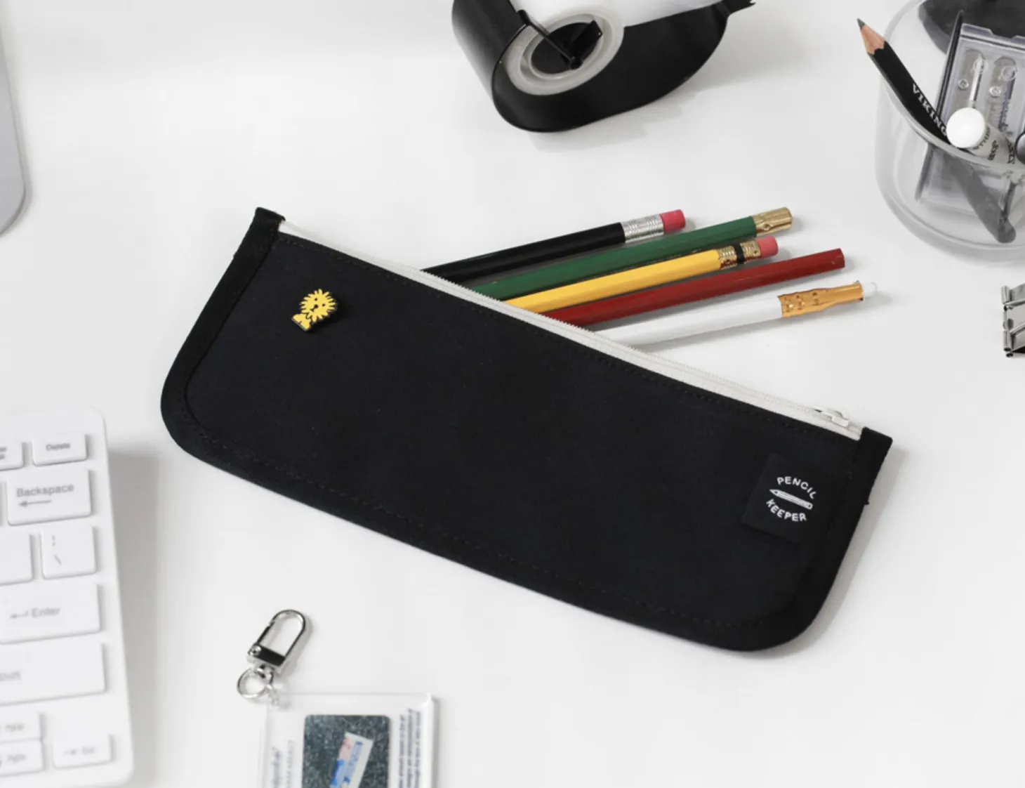 Cotton Pencil Keeper Pouch