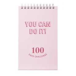 100 Days Challenge Desk Planner