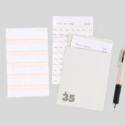 35 days Habit Tracker Memo Pad