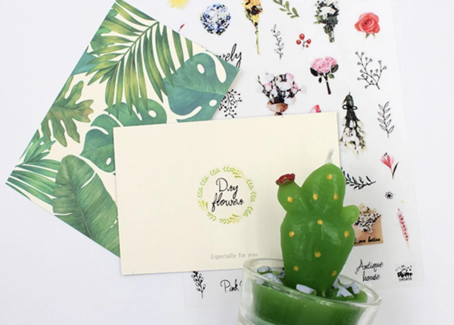 Dry Flower Petit Deco Sticker