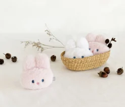 Fluffy Bunny Key Ring
