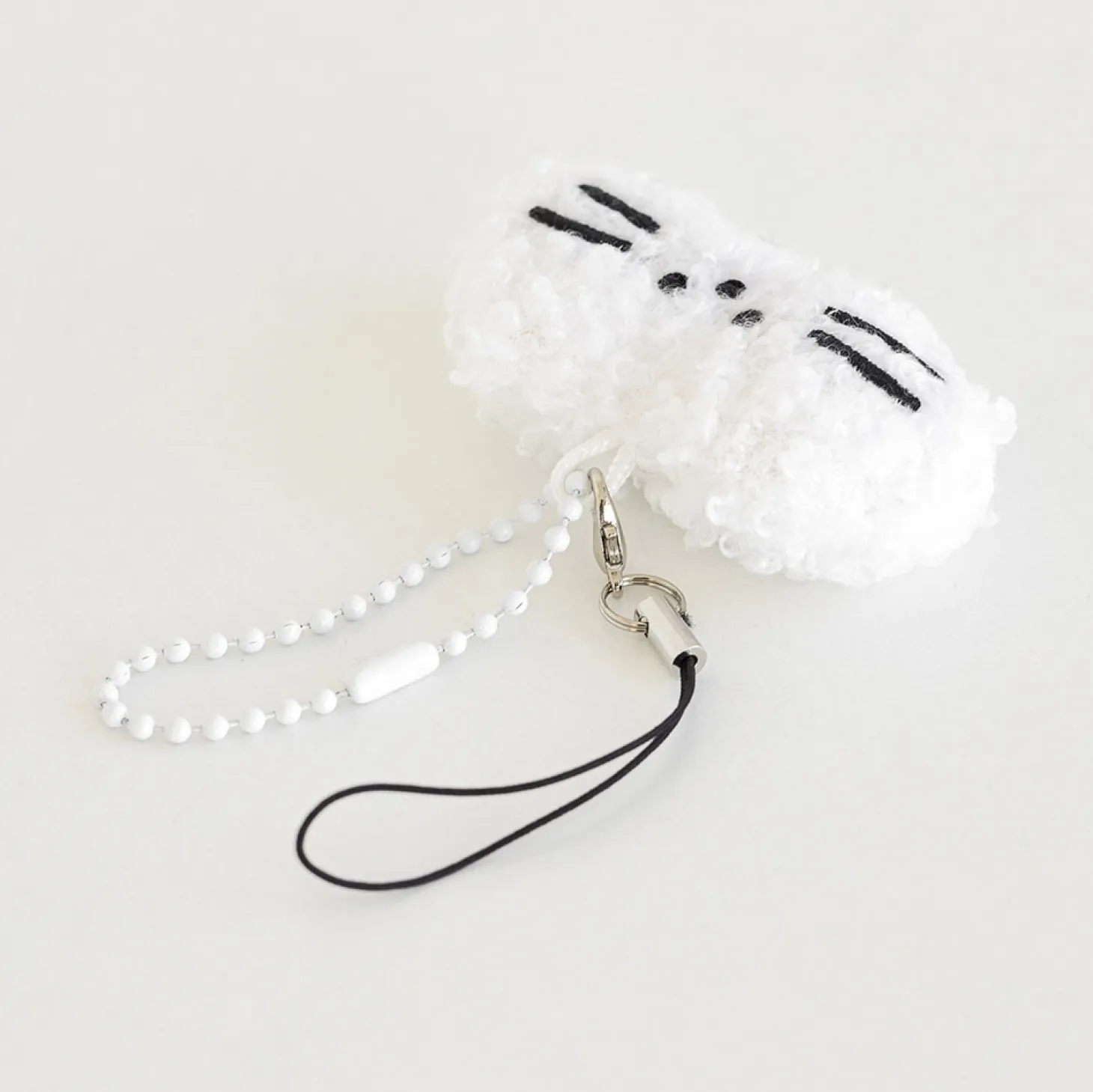 Fluffy Cat Ball Chain