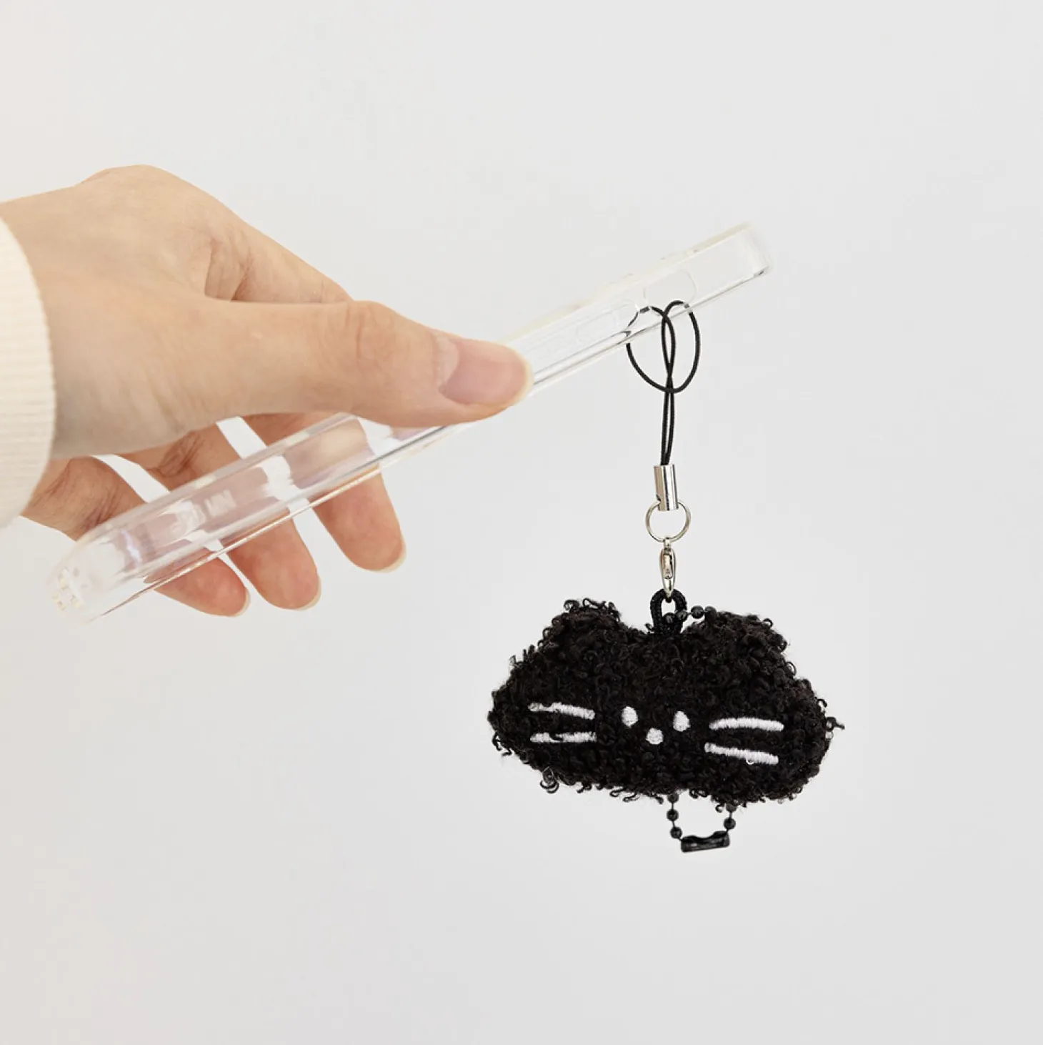 Fluffy Cat Ball Chain