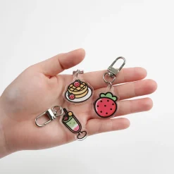 Food Acrylic Key Ring v2
