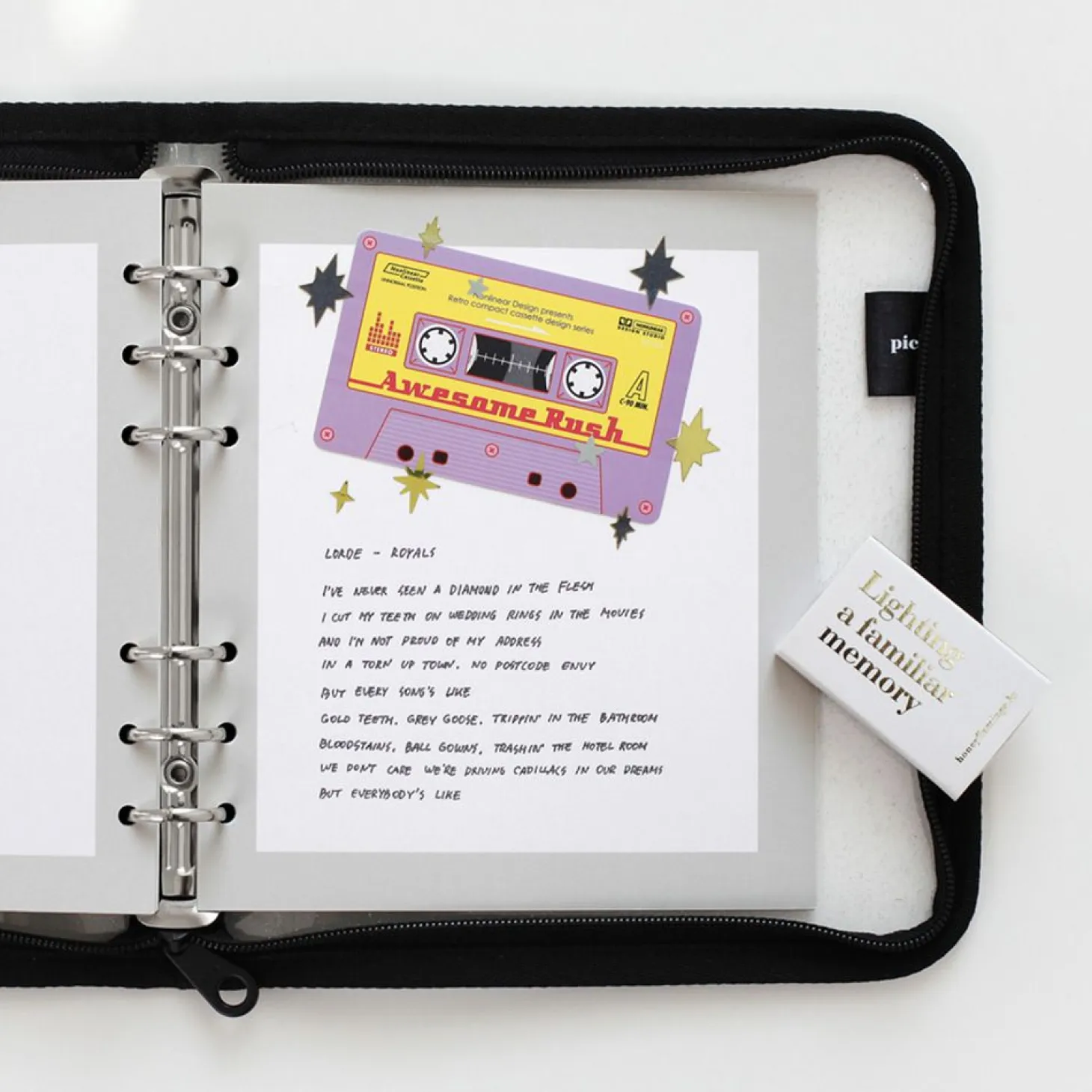 Frame 6 Ring A6 Wide Note Refill