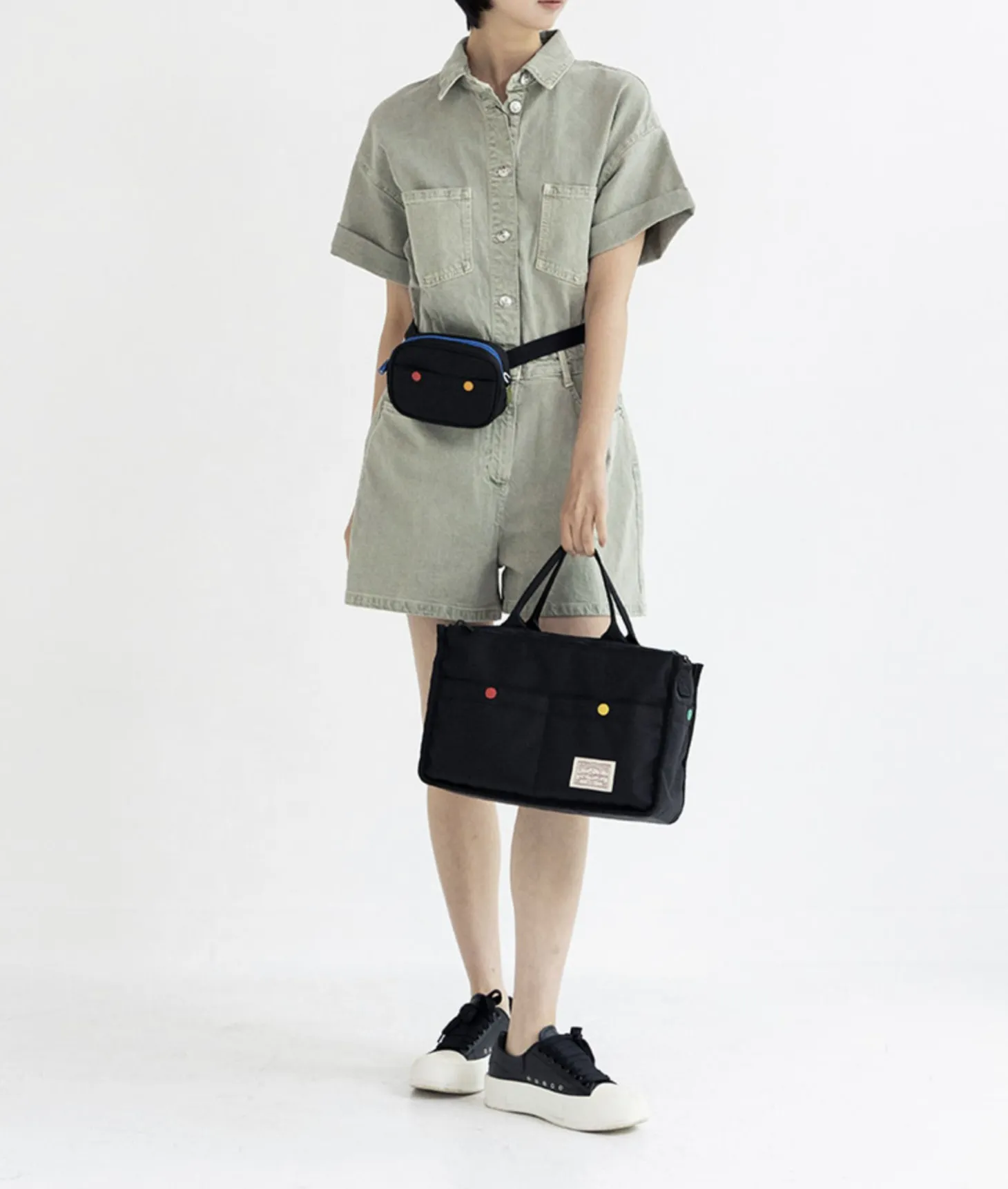 Fun Button Sling Bag